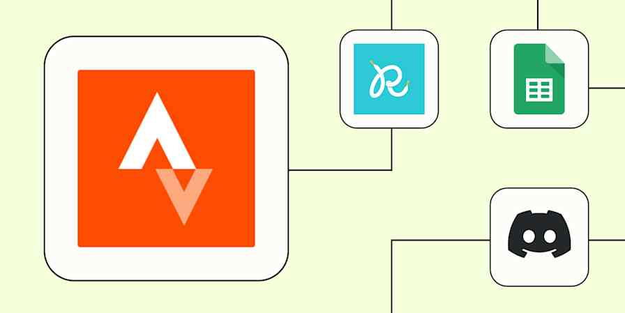 A hero image of the Strava app logo connected to other app logos on a light yellow background.