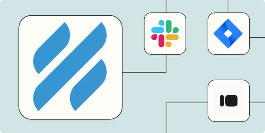 A hero image of the Help Scout app logo connected to other app logos on a light blue background.