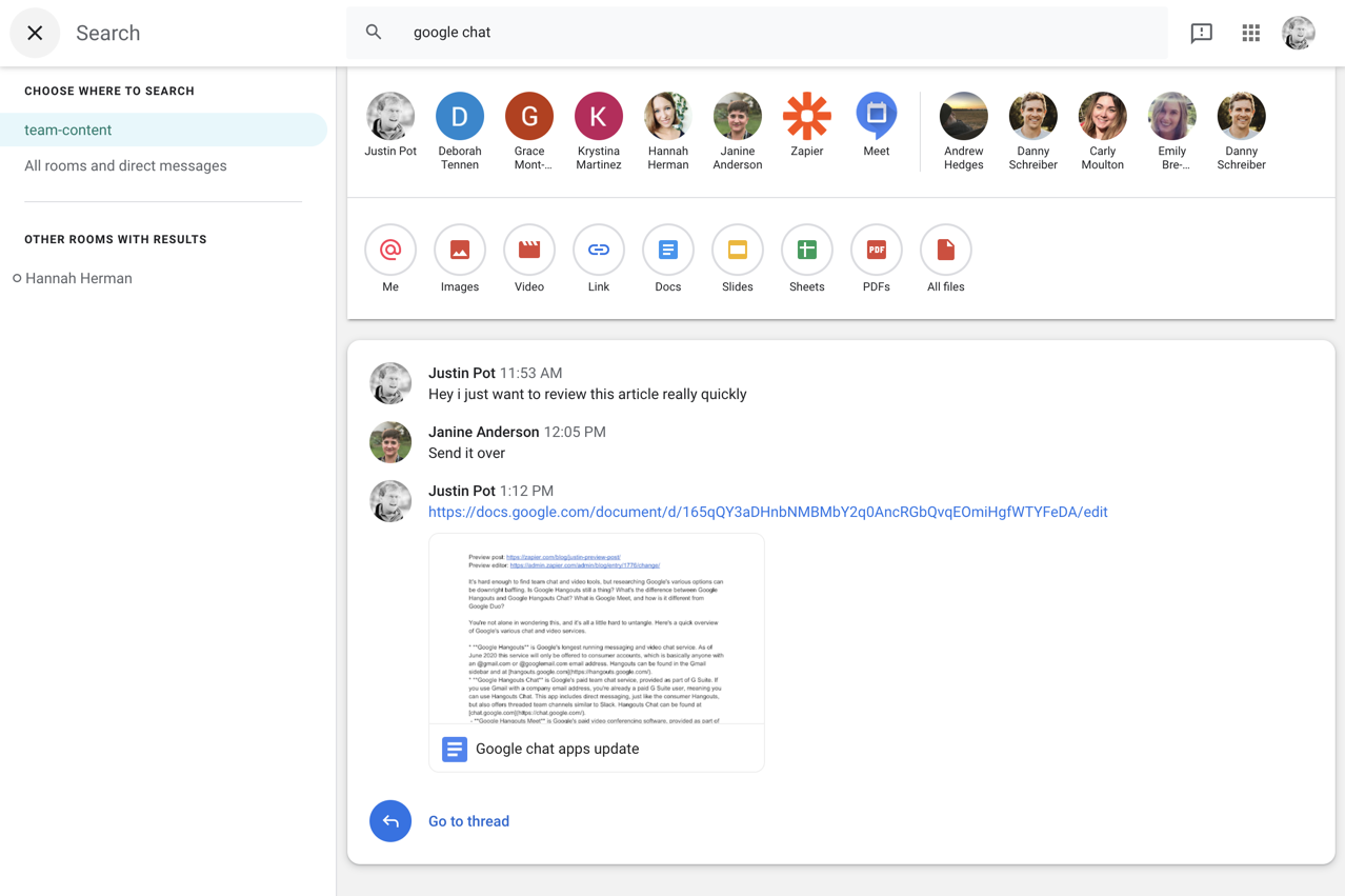 Everything you need to know about Google Chat | Zapier