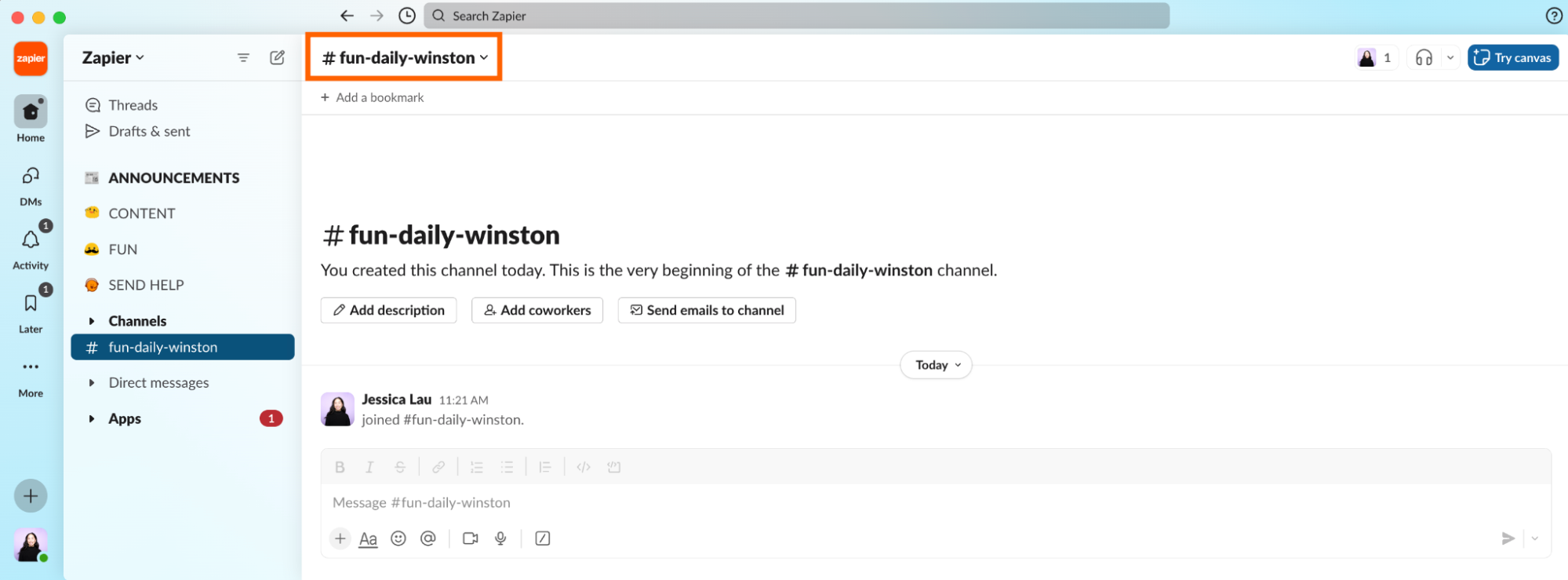 How To Create And Manage A Slack Channel | Zapier