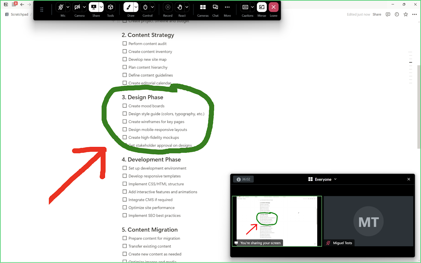 GoTo Meeting screen sharing and annotation