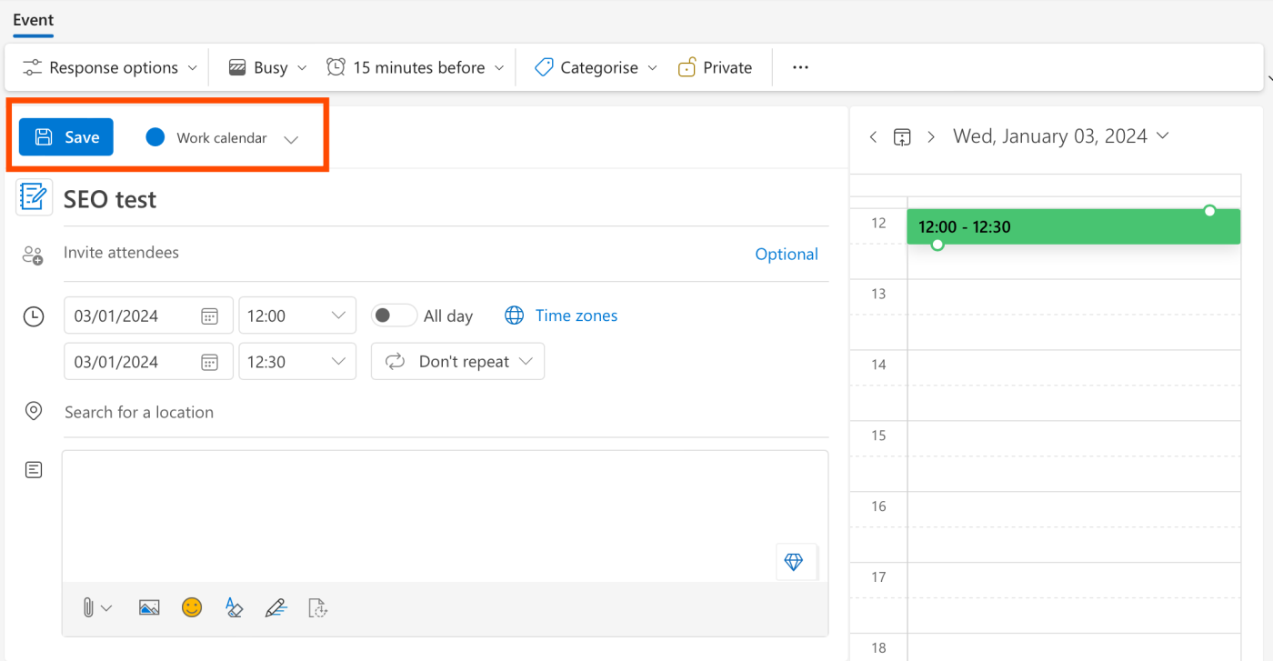 Copy events from one Microsoft Outlook calendar to another Zapier