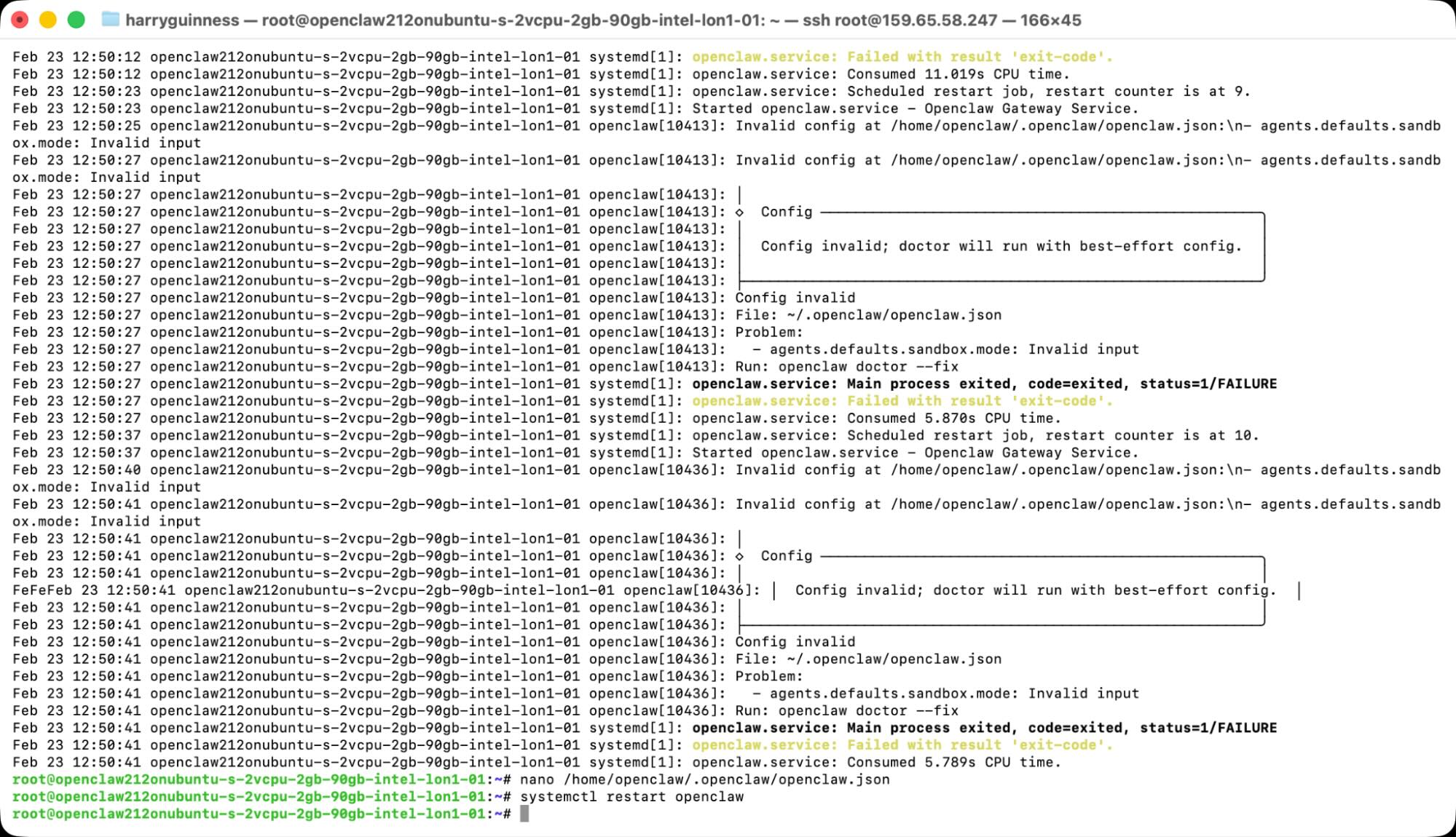 A screen filled with code
