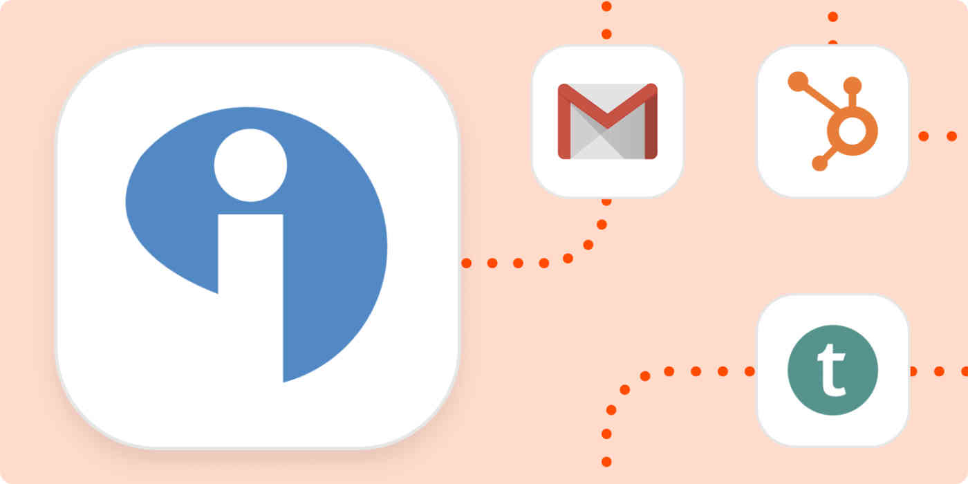 Hero image with the Interact logo connected by dots to the Gmail, HubSpot, and Teachable logots