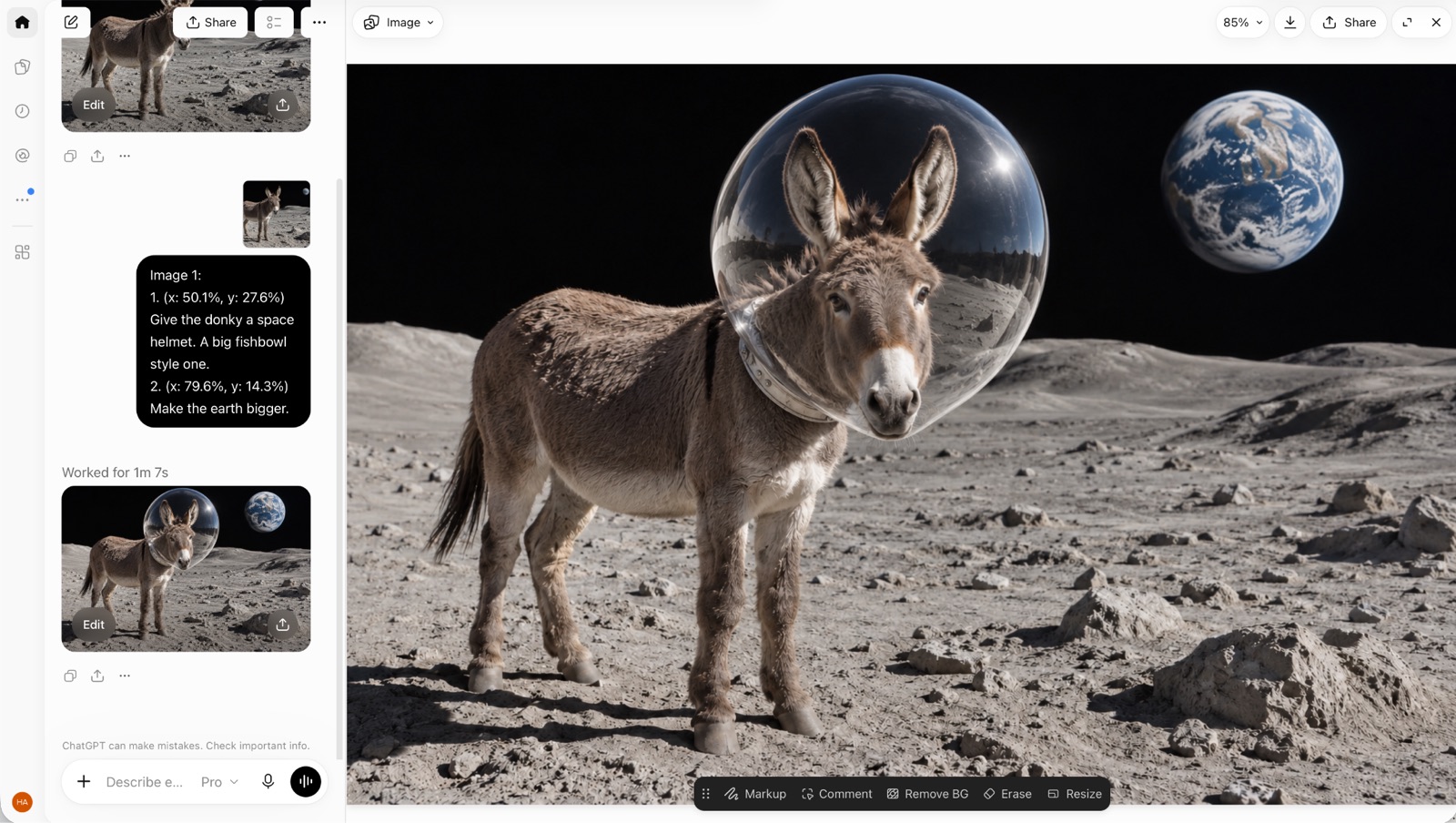 ChatGPT, our pick for the best AI image generator overall