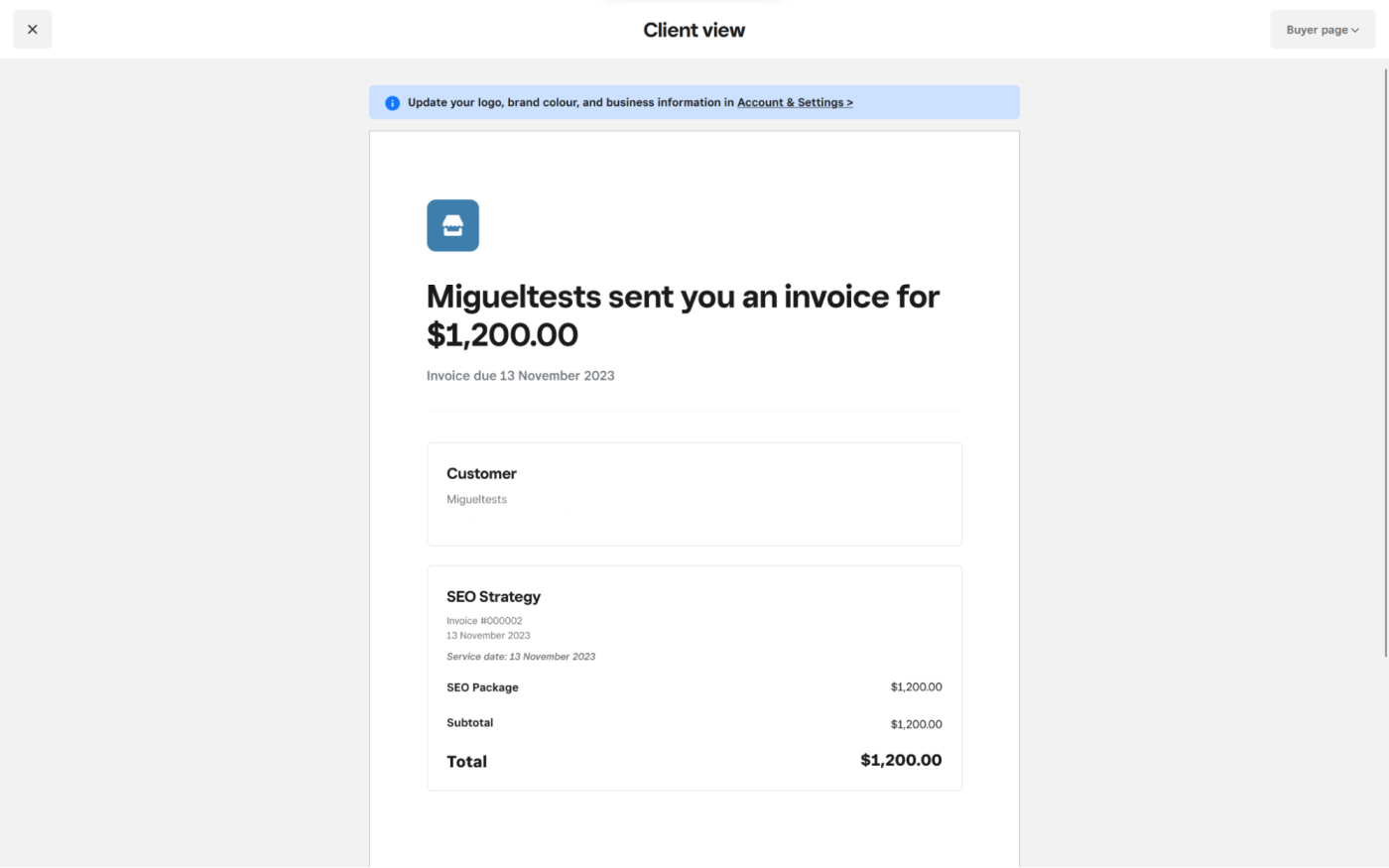 Square, our pick for the best invoicing software for selling on social media