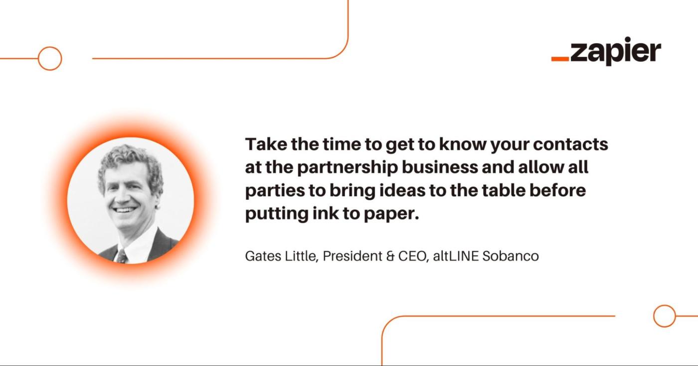 Gates Little pull quote about strategic partnerships
