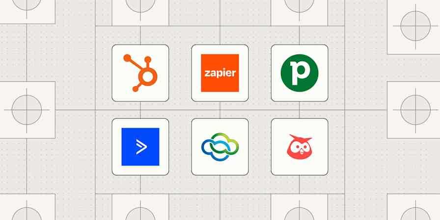 Hero image with the logos of the best campaign management software