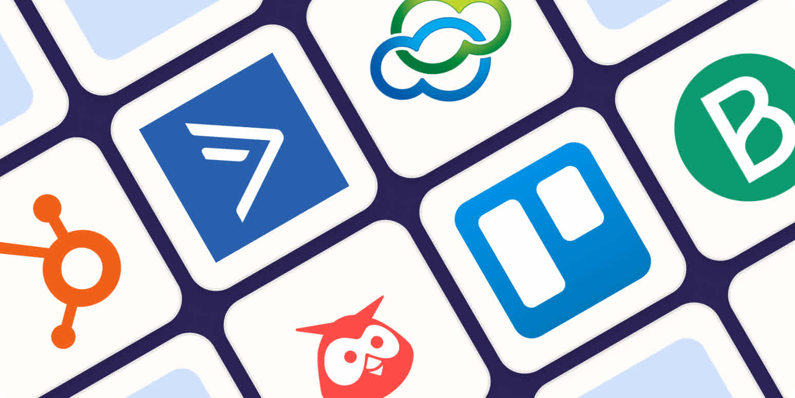 Hero image with the logos of the best campaign management software