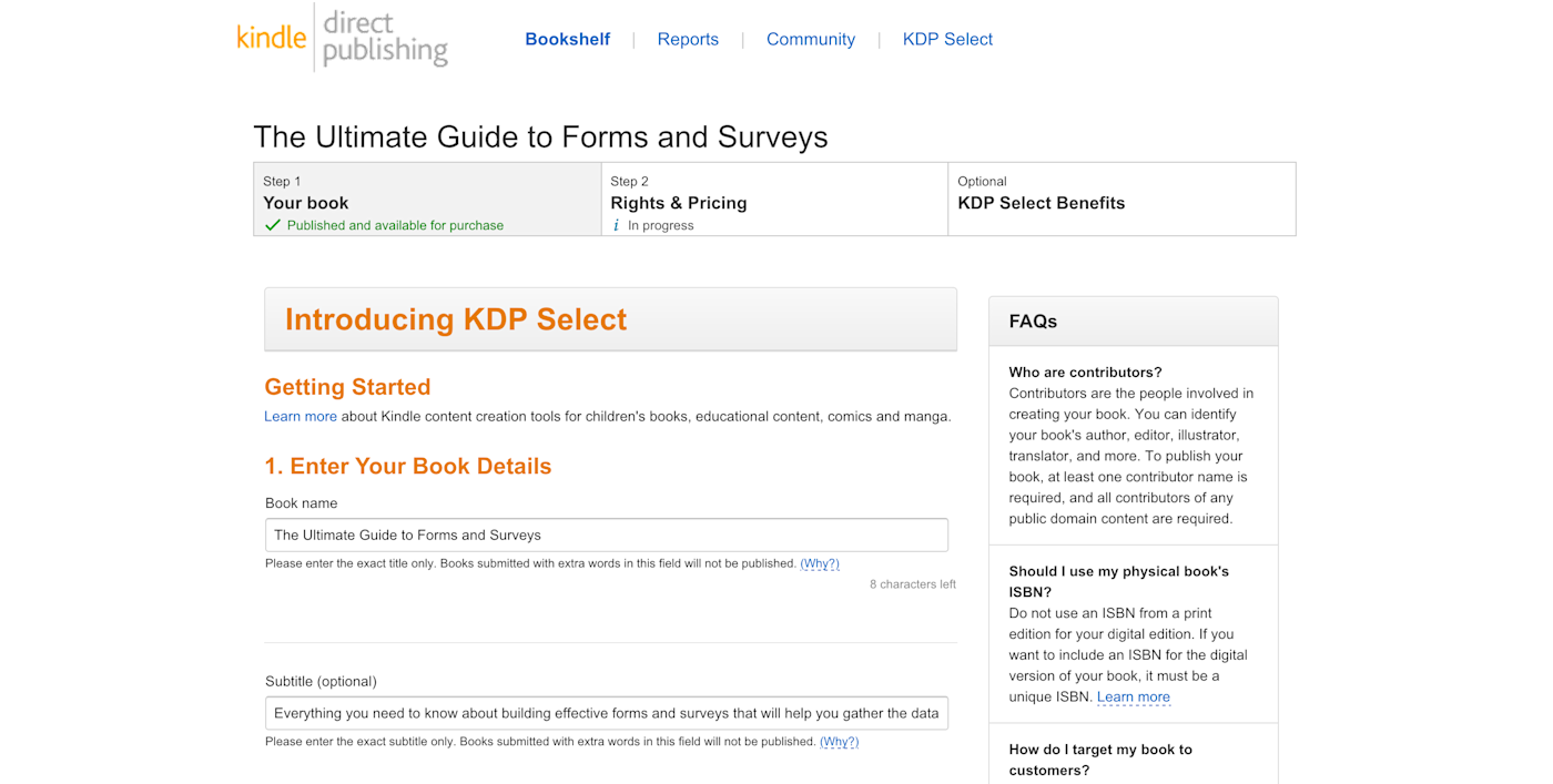 Kindle Direct Publishing