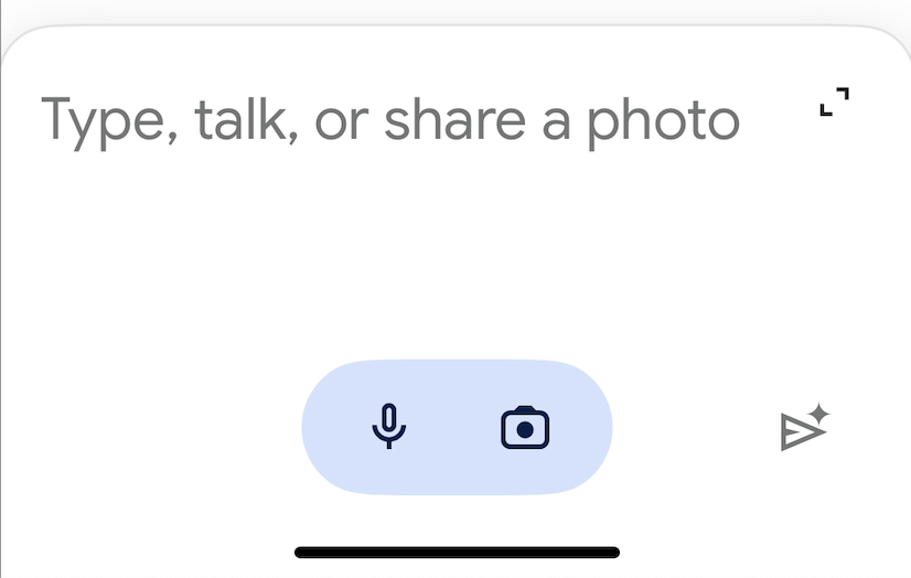 Ways to prompt Gemini using Gemini in the Google app. 