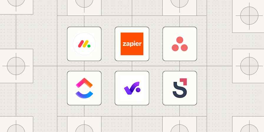 Hero image with the logos of the best creative project management software