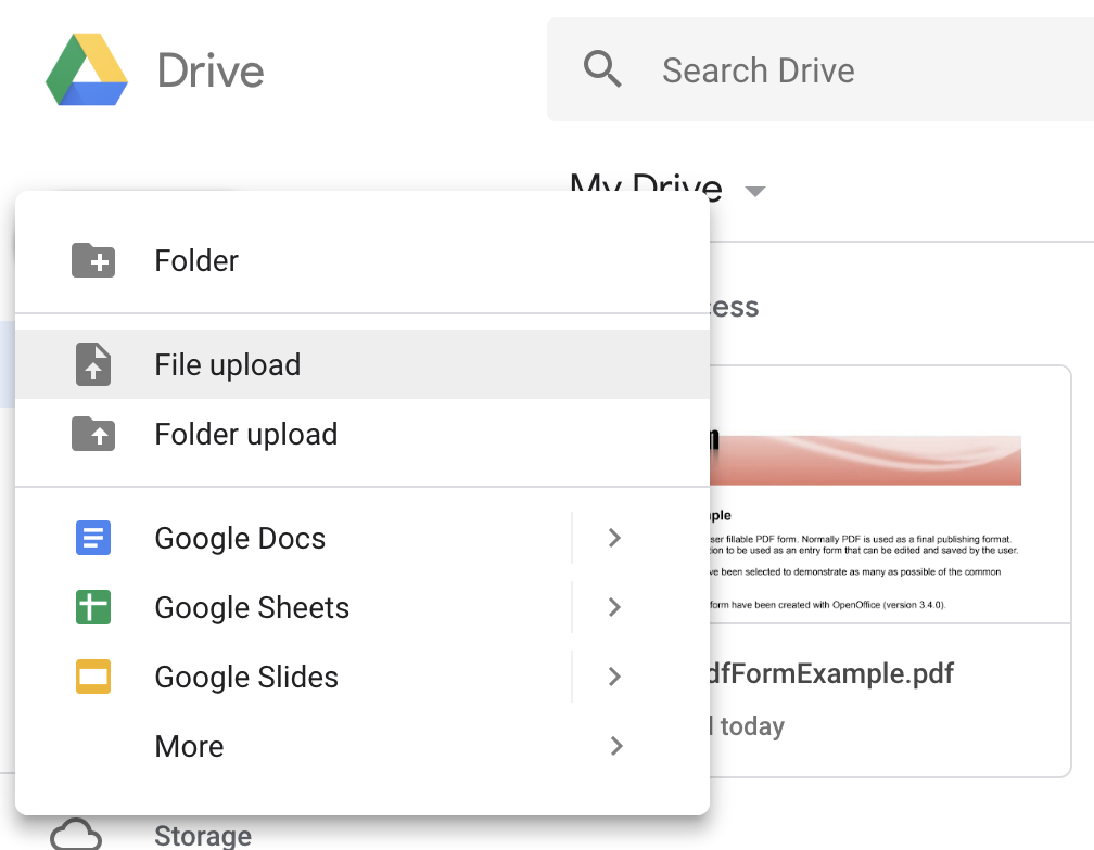 Lista em pdf - Google Drive