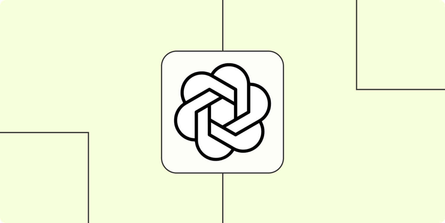 An illustration depicting the OpenAI logo