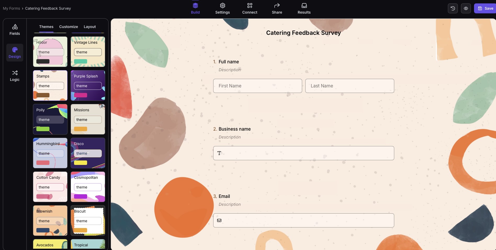 forms.app, our pick for the best free AI form builder