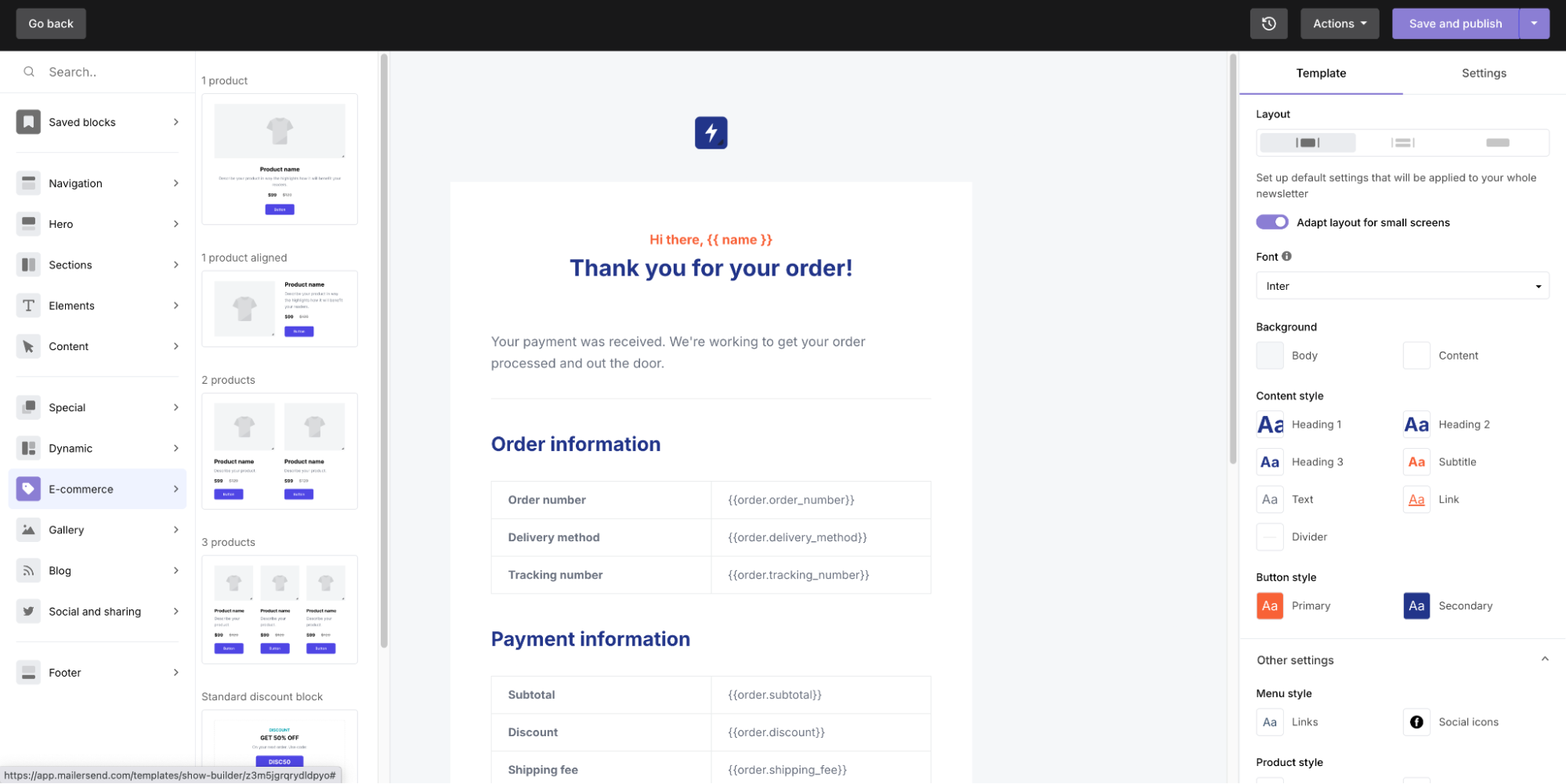 MailerSend, our pick for the best transactional email app for cost-effective plans