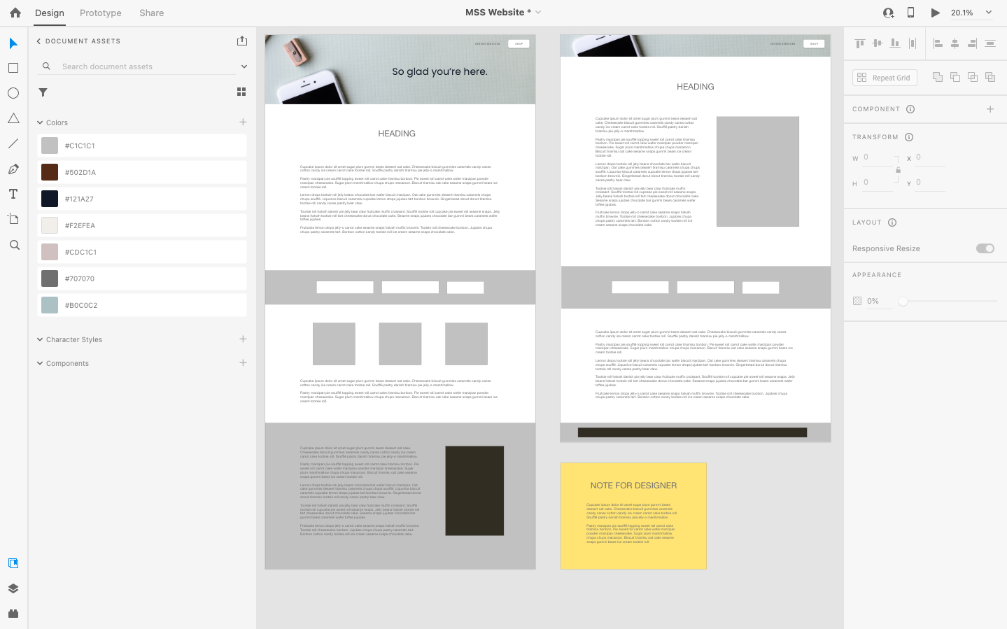 web wireframe tools