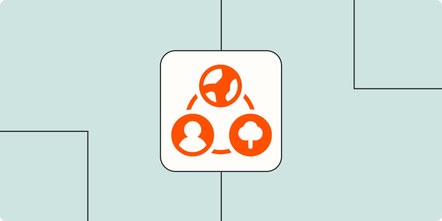 Hero image with an icon of an earth, person, and tree for corporate social responsibility