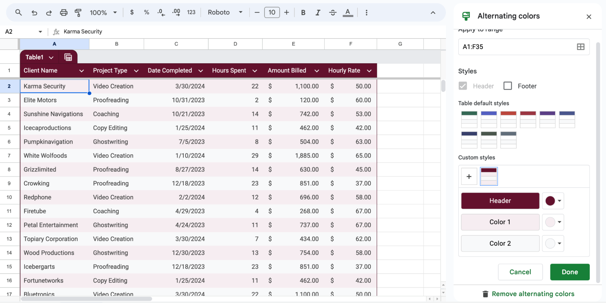 How To Make A Table In Google Sheets | Zapier