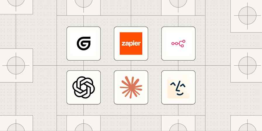 Gumloop, Zapier, n8n, ChatGPT, Claude, and Lindy logos