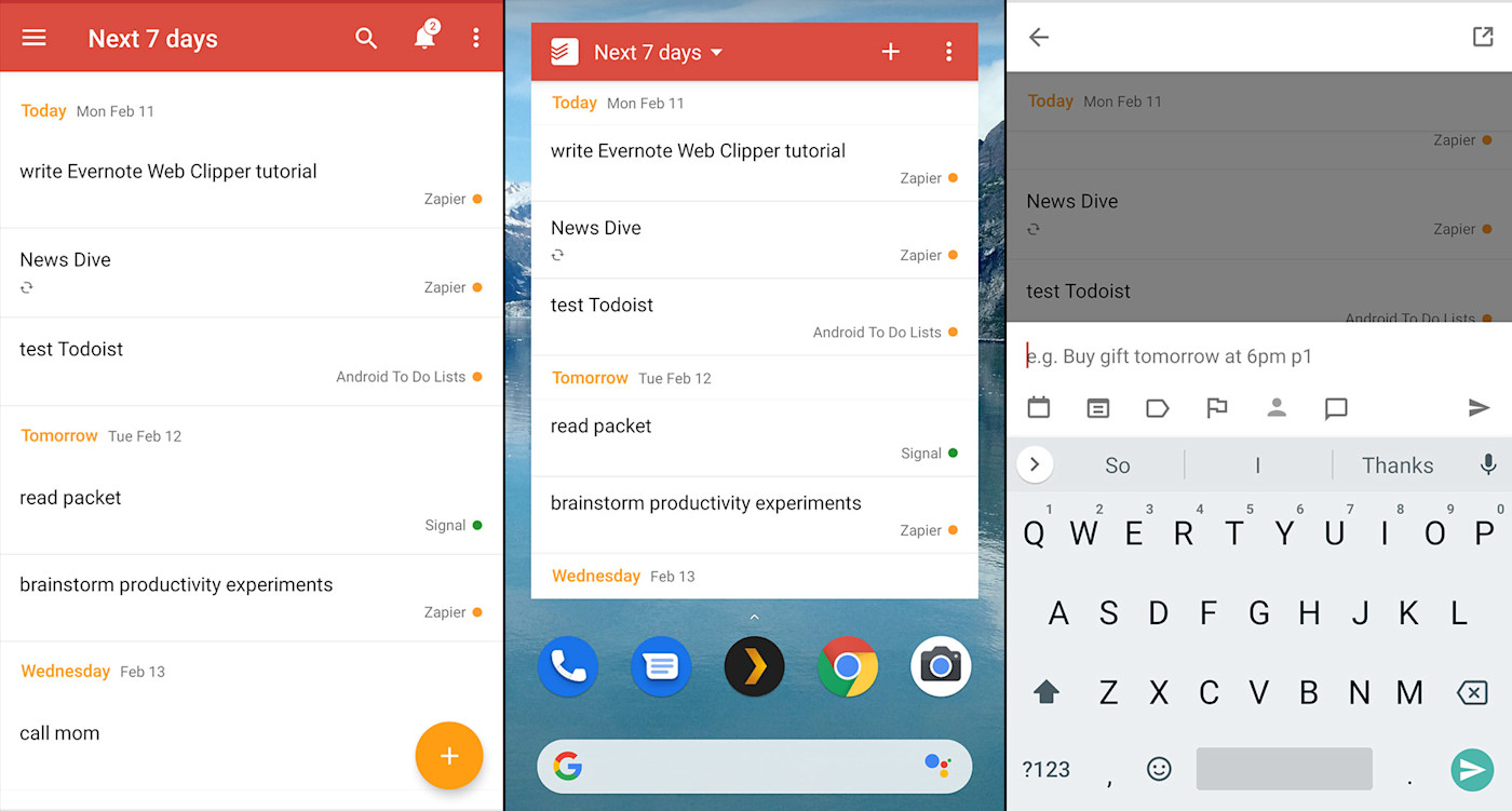 todoist android iphone