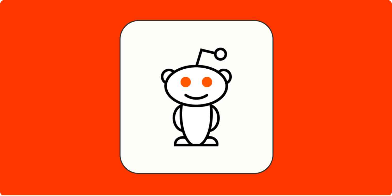 A hero image with the Reddit logo