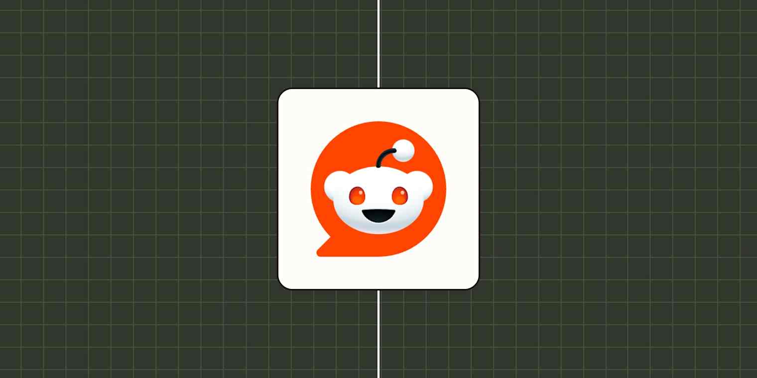 A hero image with the Reddit logo