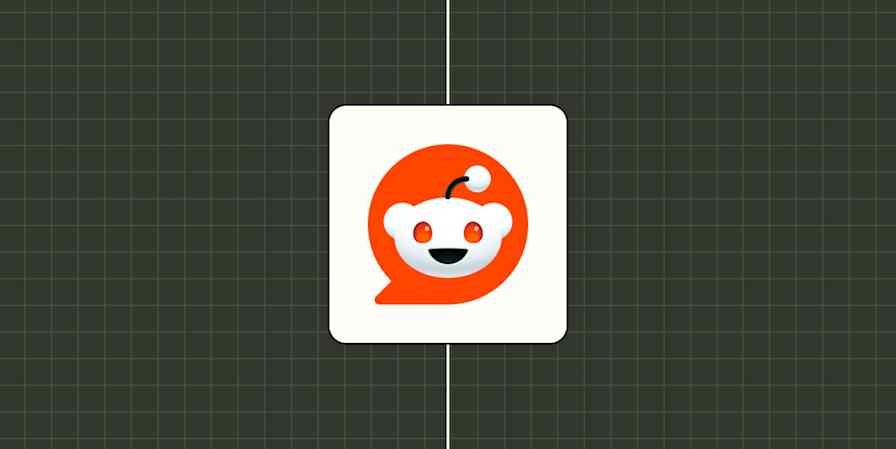A hero image with the Reddit logo