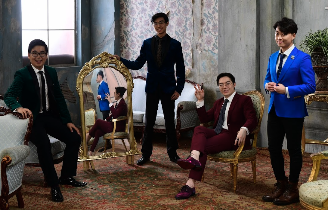 The BlackTies bill themselves as a boy band of magicians.