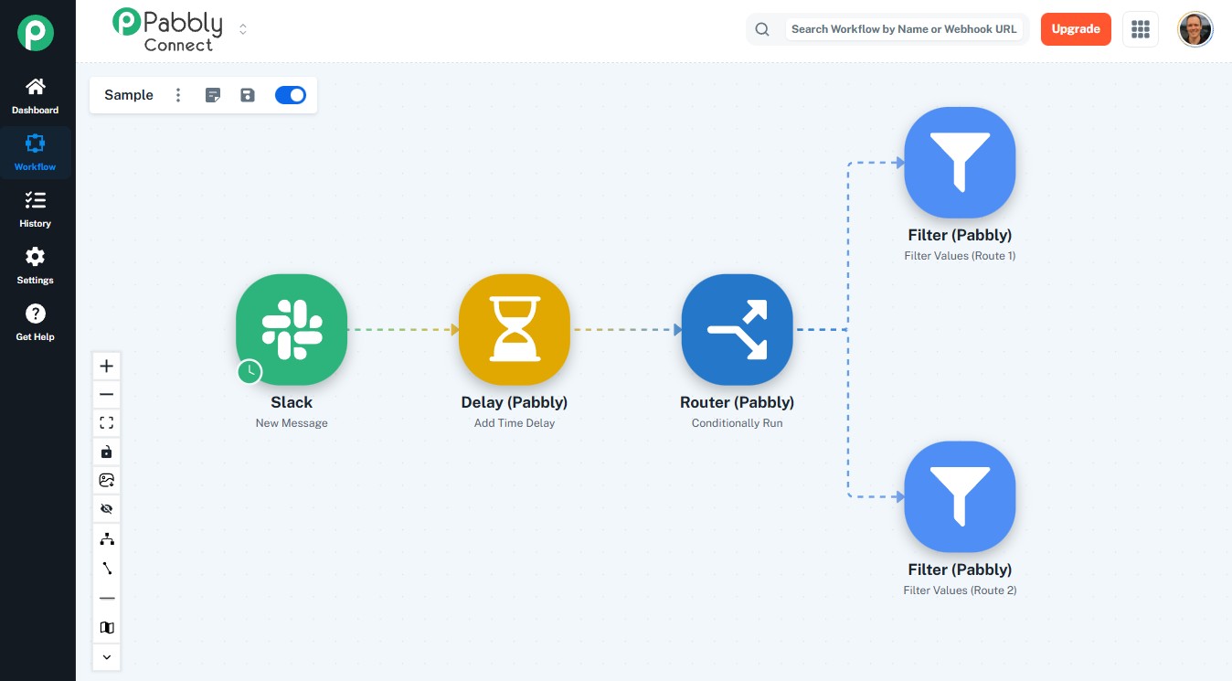 Creating a multi-step automation in Pabbly