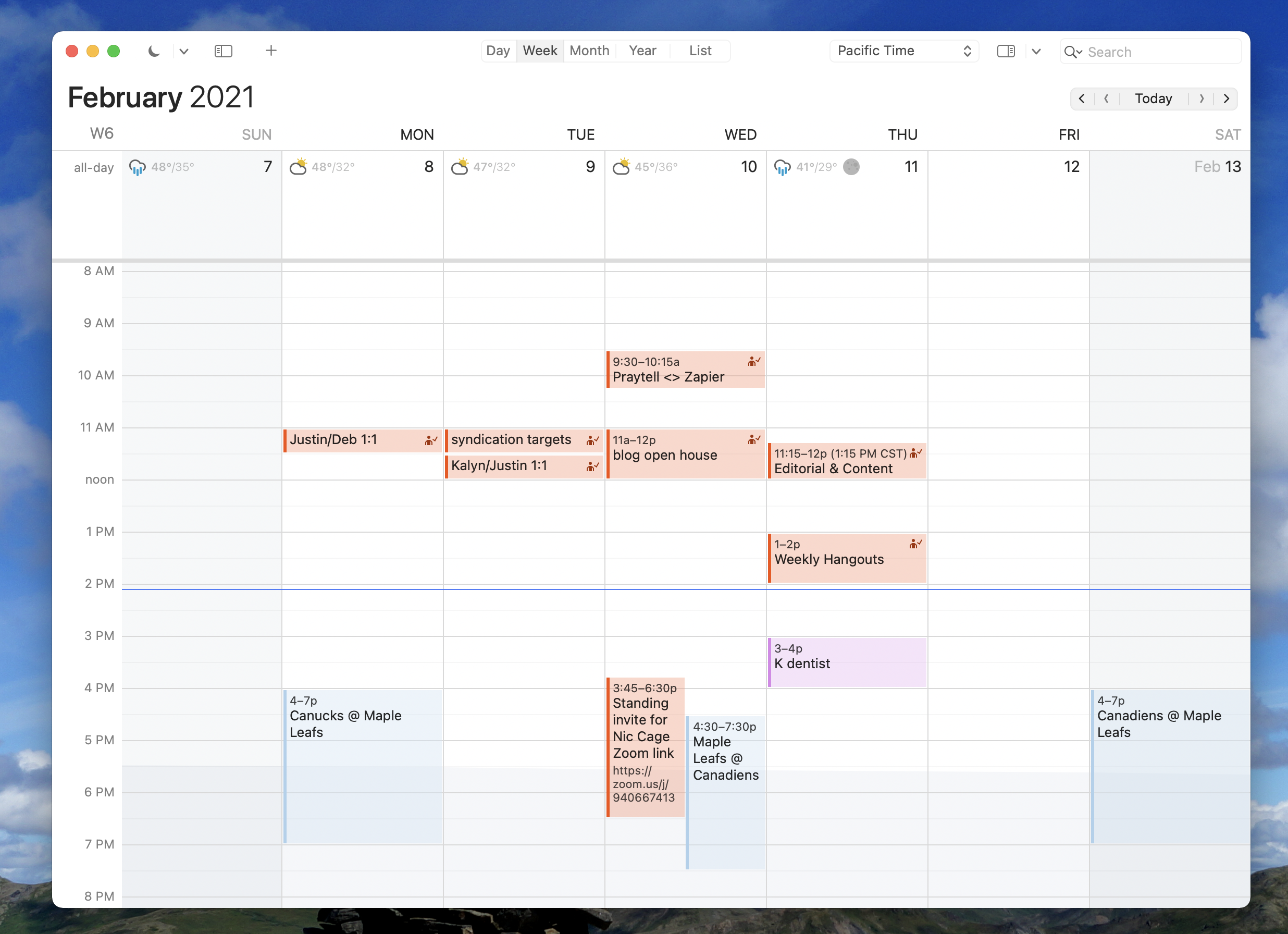 calendar and contact management software for mac os