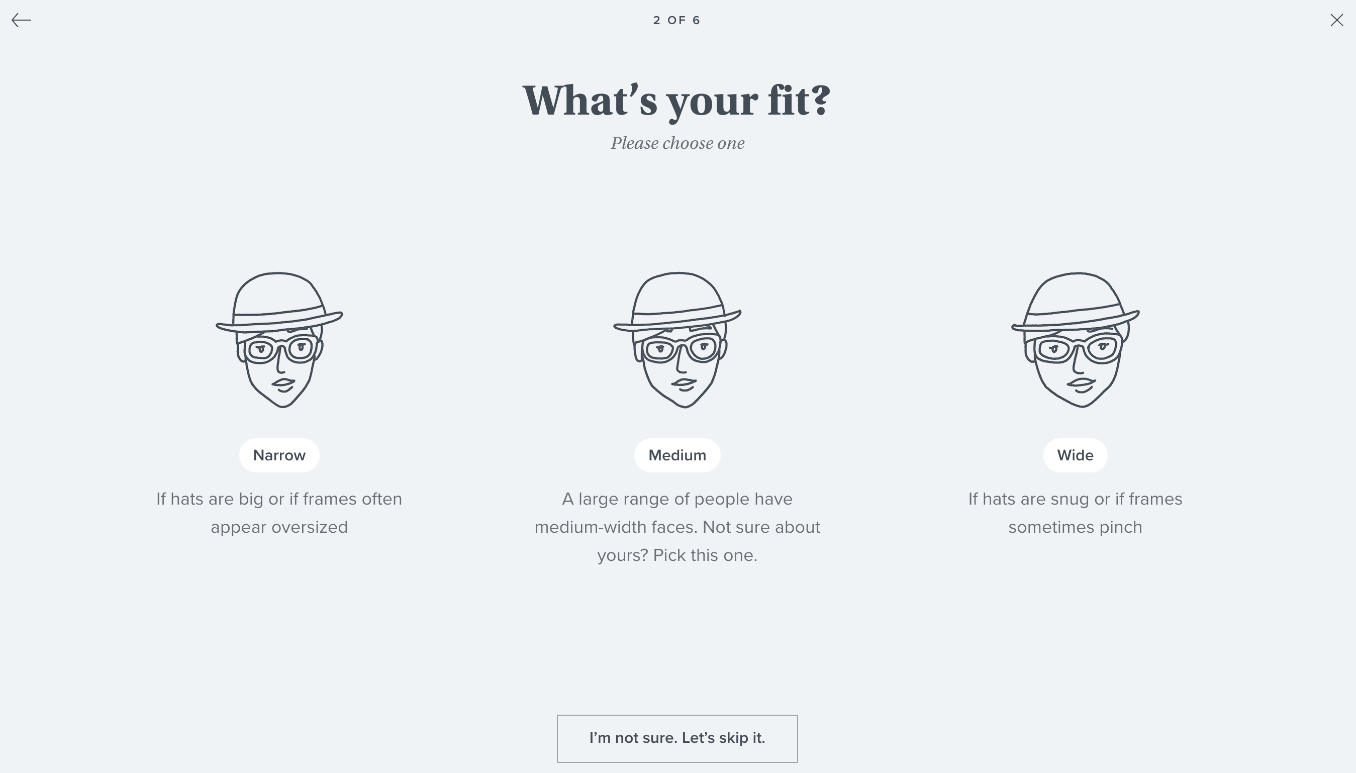 Warby parker home page