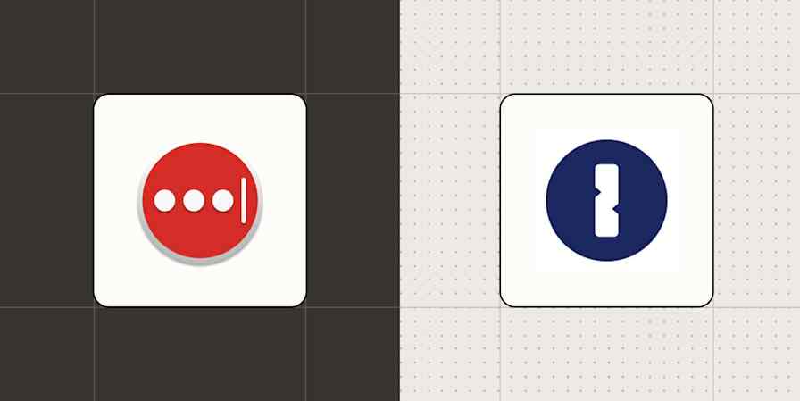 Hero image with the logos of LastPass and 1Password