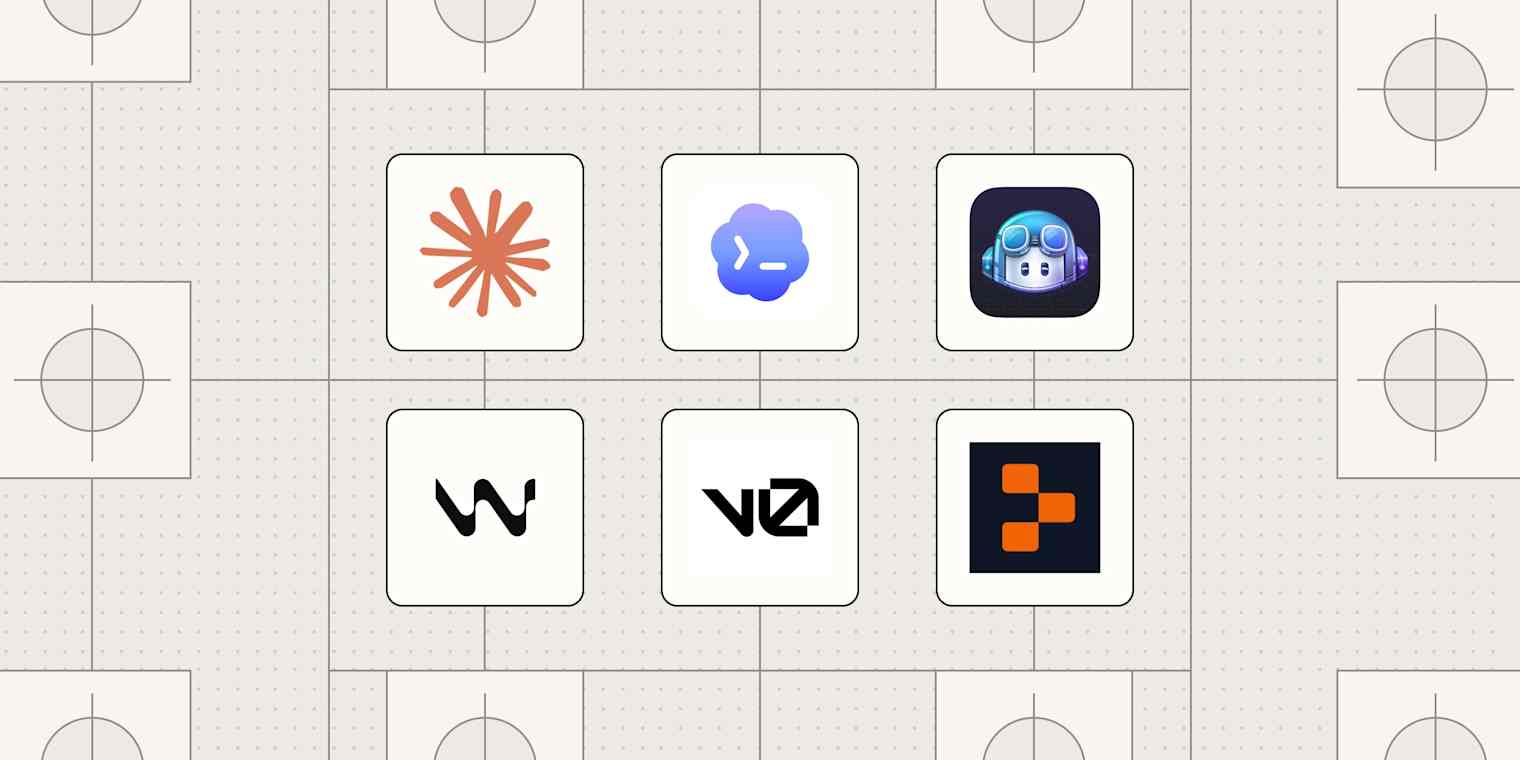 Hero image with the logos of the best Cursor alternatives