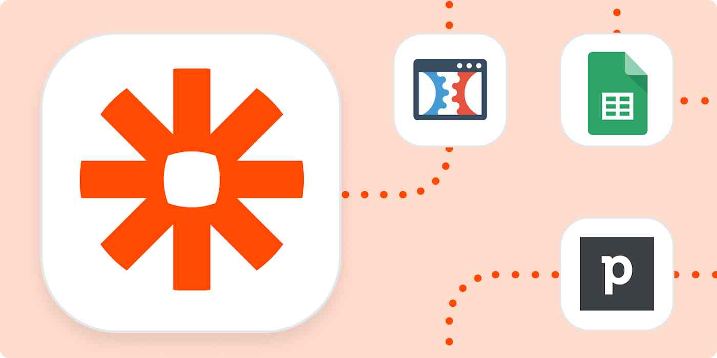 The logos for Zapier, ClickFunnels, Google Sheets, and Pipedrive.