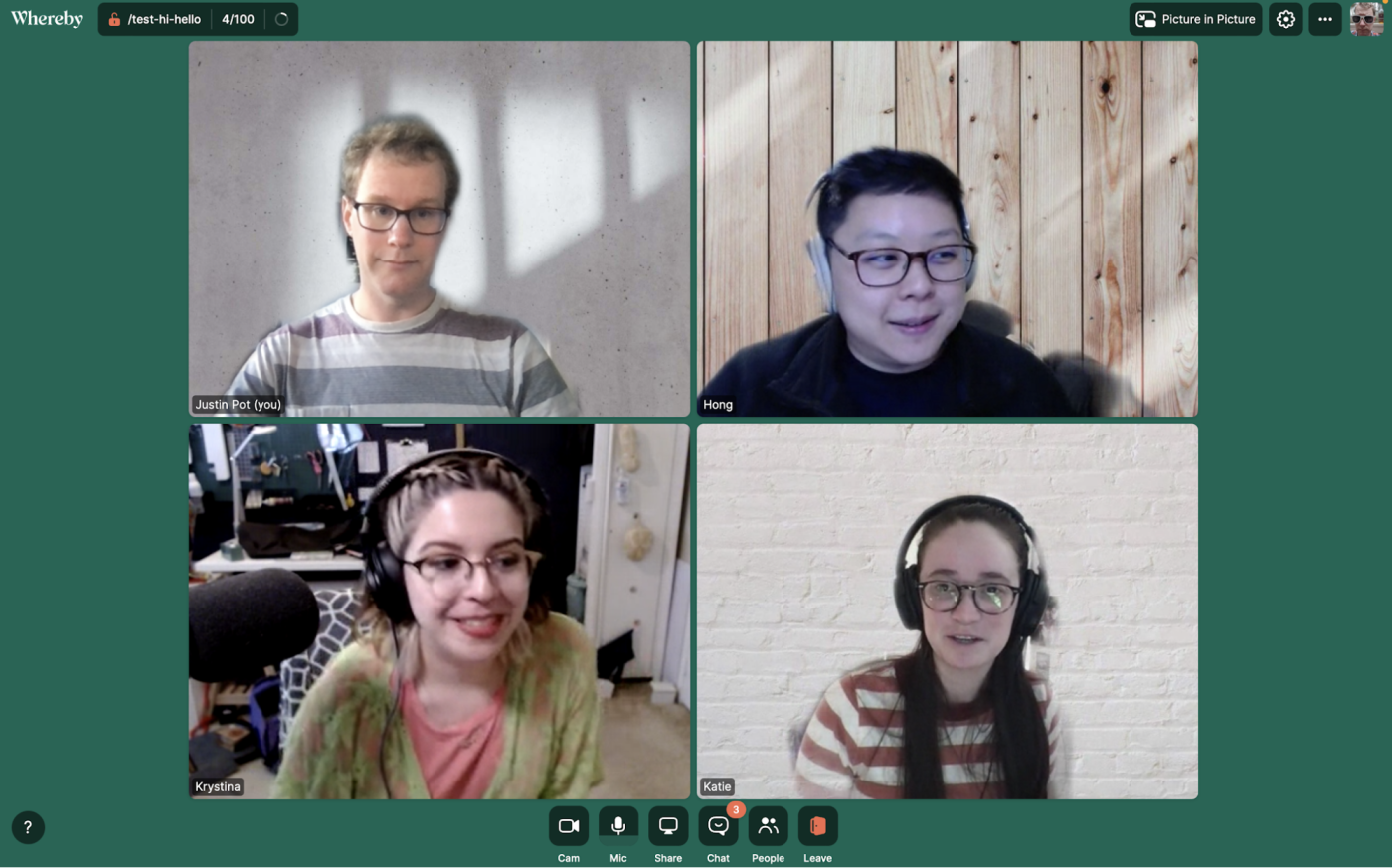 Whereby, our pick for the best video conferencing app for a lightweight option