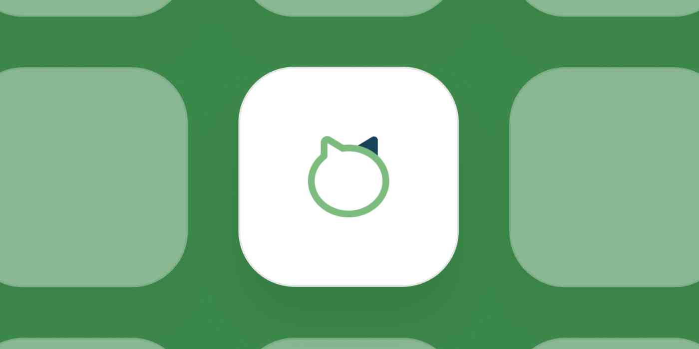 Hero image for app of the day with the Loomly logo on a green background