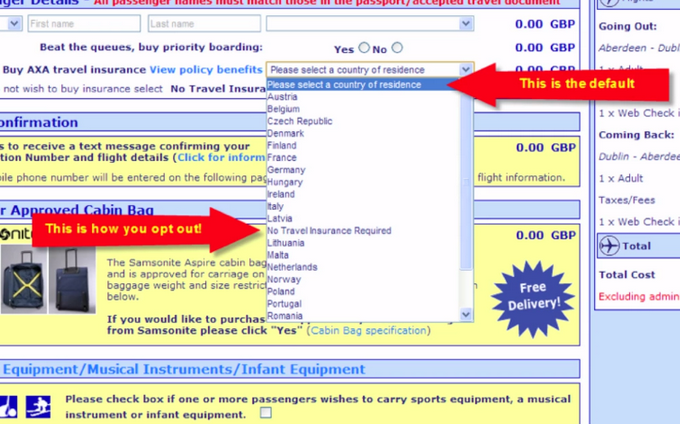 Ryanair example