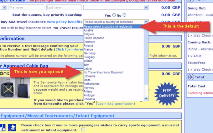 Ryanair example