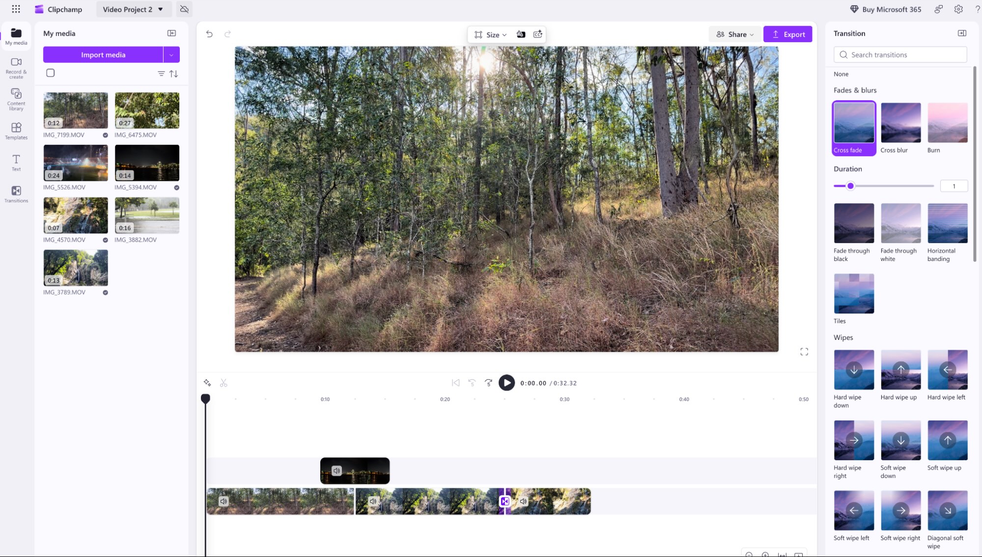 Clipchamp, our pick for the best online video editor