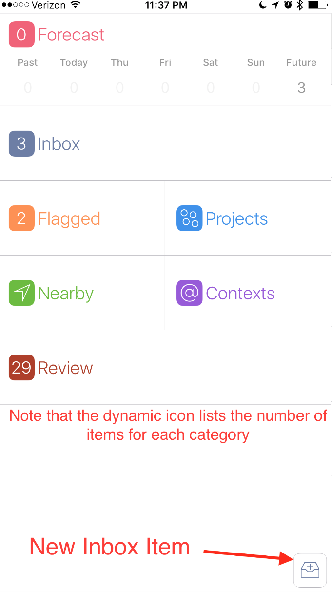 Gtd in omnifocus