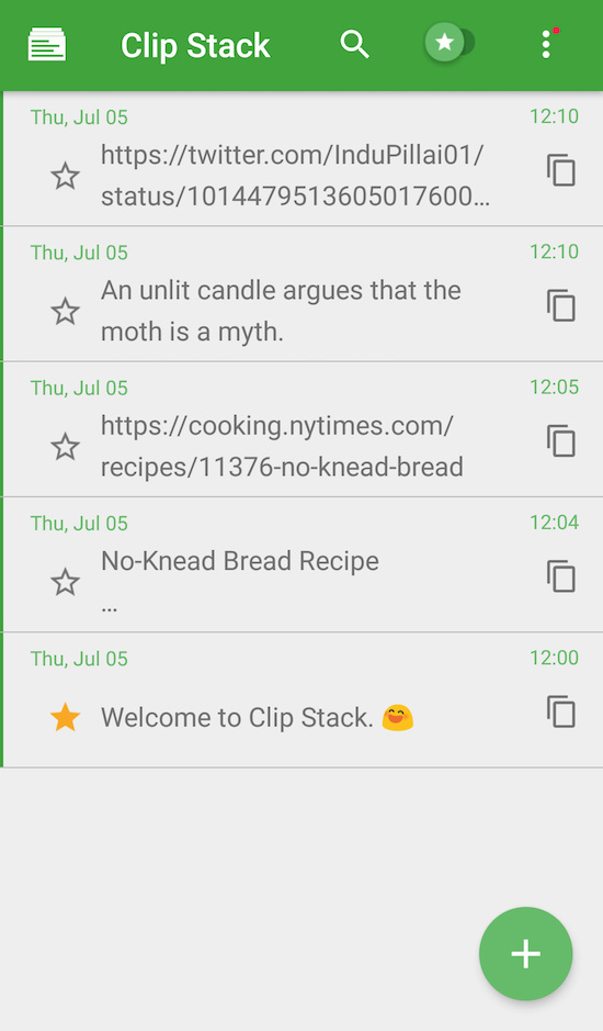 Clip Stack for Android