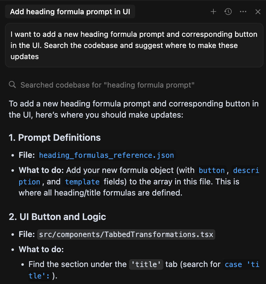 Interacting with Cursor's agent