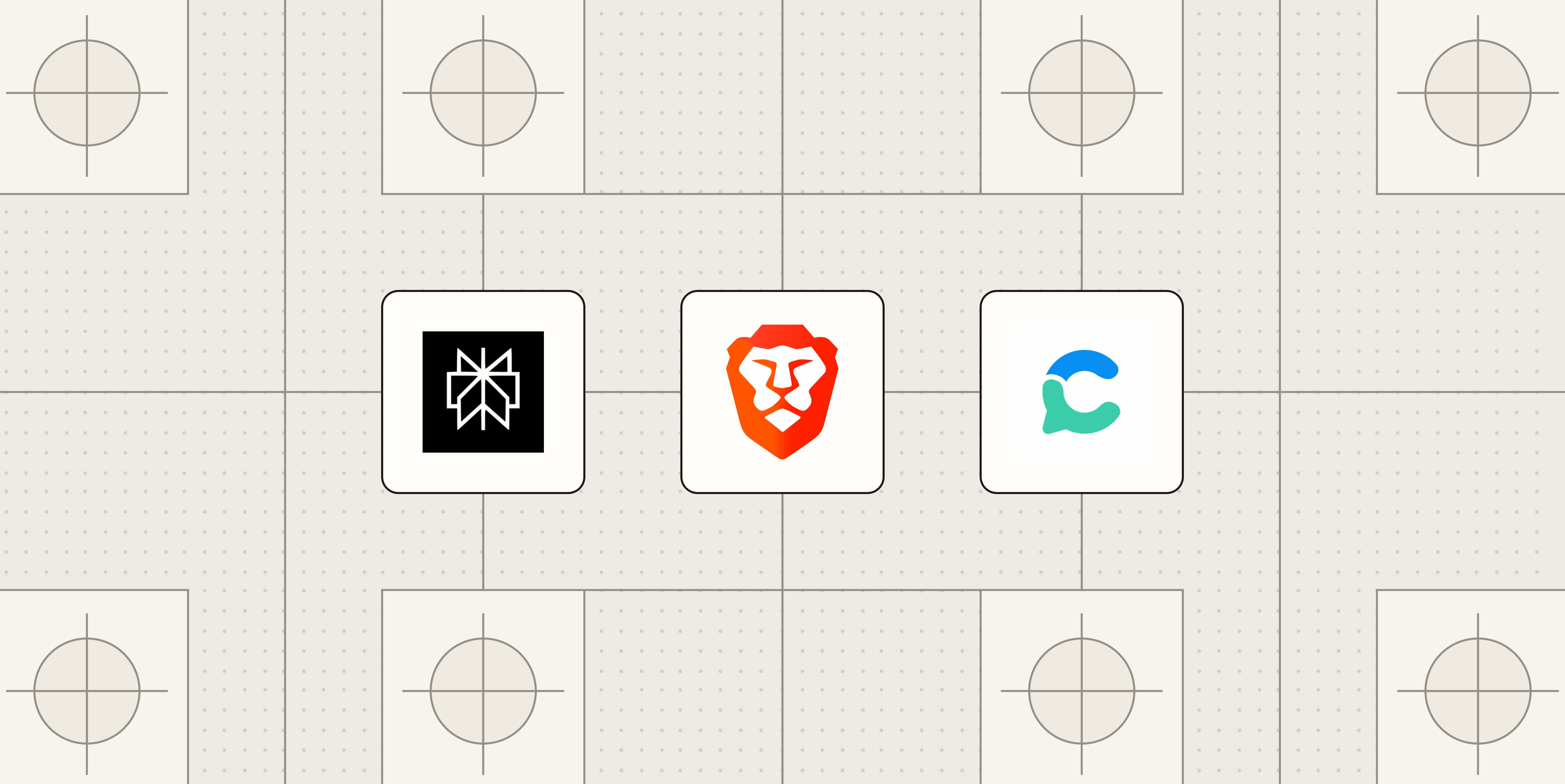 Hero image with the logos of the best AI search engines