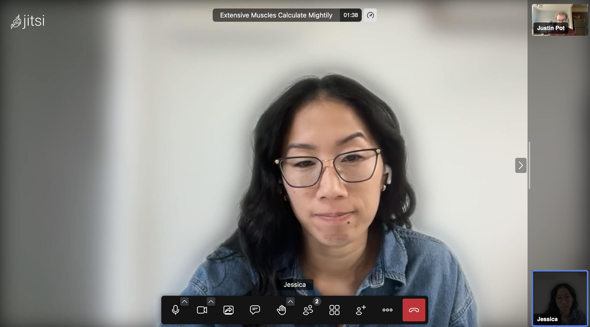 Jitsi, our pick for the best lightweight video conferencing option