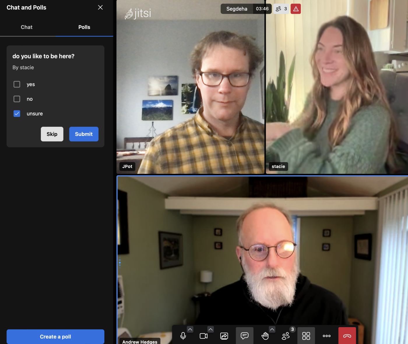 Jitsi, our pick for the best lightweight video conferencing option