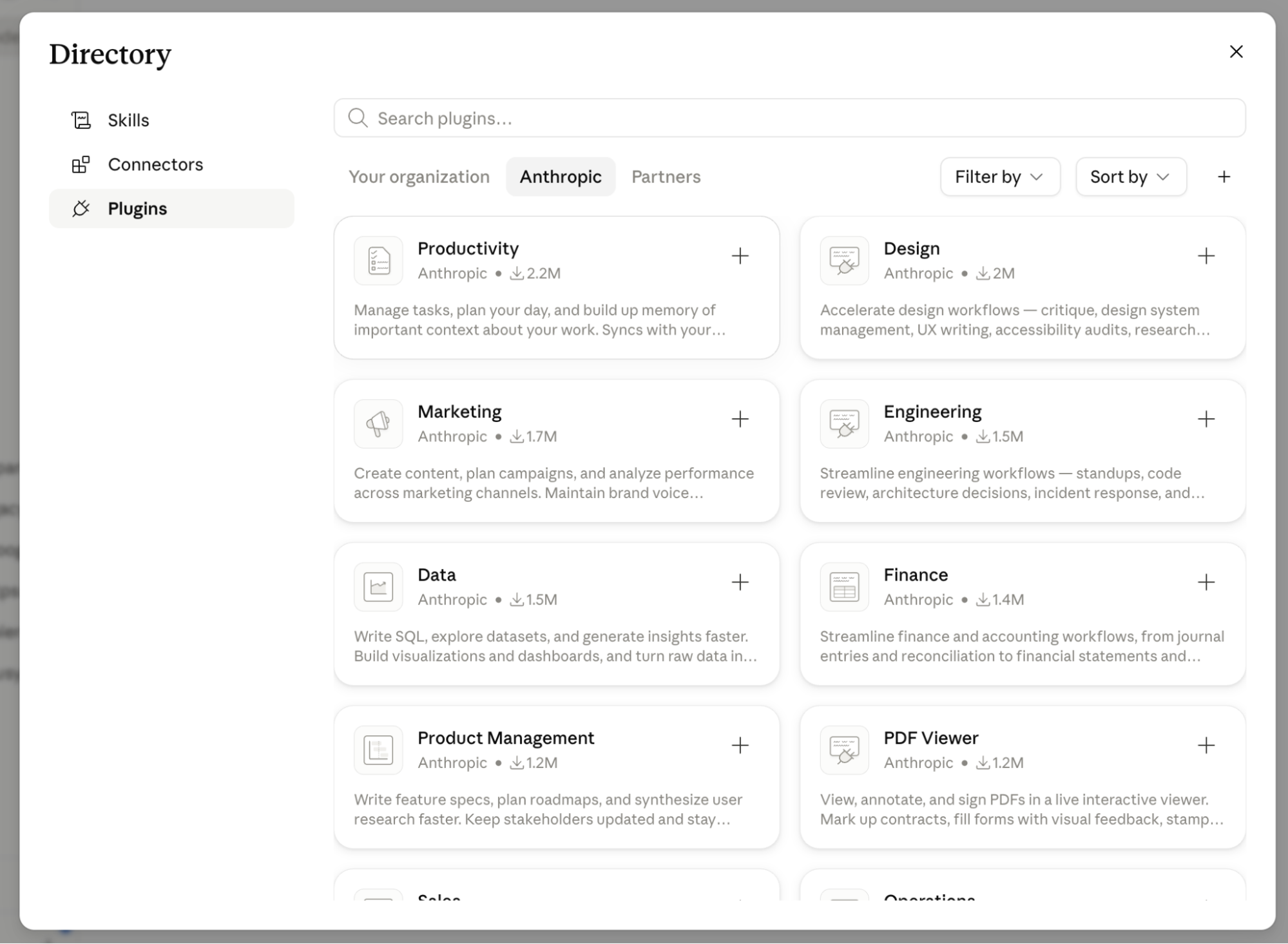 The Claude plugins directory