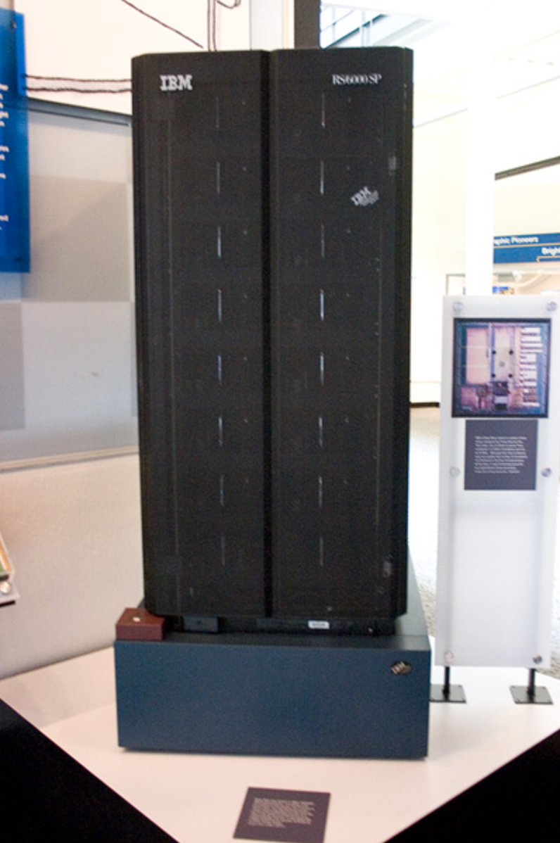 Photograph of Deep Blue at the Computer History Museum