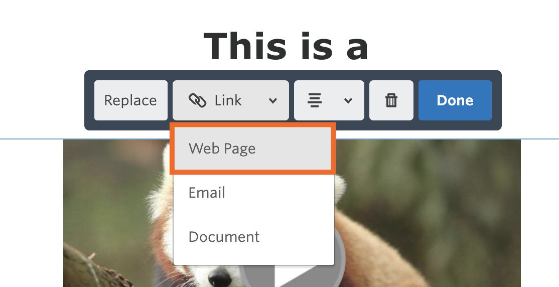 Add a URL for your image in Constant Contact