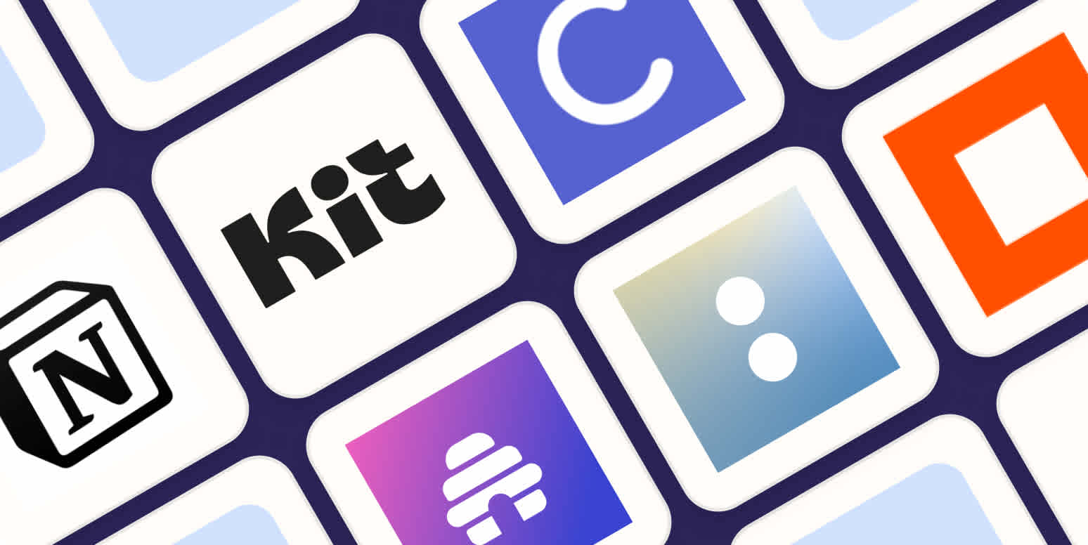 Hero image with the logos of the best creator platforms